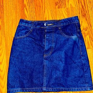 Blue Jean Skirt